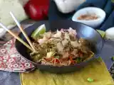 Rezept Yakisoba, gebratene nudeln mit gemüse