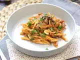 Rezept Pasta alla boscaiola, die ideale vorspeise für herbst und winter
