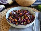 Rezept Salat aus linsen, butternut, rotkohl, rote bete und petersilie (perfekt für herbst/winter)