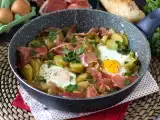 Rezept Huevos rotos, das supereinfache spanische rezept aus kartoffeln und eiern