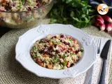 Rezept Couscous-salat für eine einfache, gesunde und farbenfrohe vorspeise!