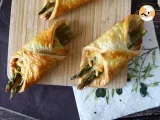 Rezept Blätterteiggebäck mit spargel, schinken und geschmolzenem käse