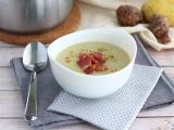 Rezept Topinambursuppe, kartoffeln und speck