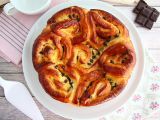 Rezept Chinesische brioche, gefüllt mit gebäckcreme und schokoladenstückchen