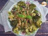 Rezept Pasta mit brokkoli, pilzen und basilikum