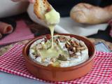 Rezept Gebratener camembert, honig und nüsse