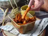 Rezept Süßkartoffelchips im air fryer, für ein knusprig-moosiges ergebnis!