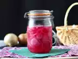 Rezept Rote zwiebelpickles, perfekt zum aufpeppen ihrer gerichte!