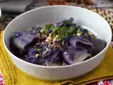 Rezept Nudeln mit rotkohl und walnüssen, der erste gang, der gut aussieht und einfach zuzubereiten ist