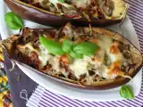 Rezept Gefüllte auberginen mit mozzarella überbacken