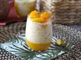 Rezept Mango-sago, das asiatische dessert mit tapioka und mango, das durch seine einfachheit besticht.