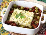 Rezept Gebackener feta mit getrockneten tomaten und oliven, mediterrane art