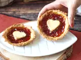 Rezept Törtchen mit erdbeermarmelade zum valentinstag: romantische hausgemachte leckereien