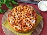 Rezept Rigatoni-auflauf aus dem ofen mit wurst, bechamelsauce und mozzarella