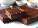 Rezept Protein-brownie mit schokolade und roten bohnen
