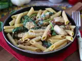 Rezept Marry me chicken pasta: cremige nudeln mit hähnchen, getrockneten tomaten und parmesan