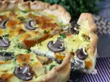 Rezept Quiche mit champignons und hokkaido-kürbis