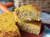 Rezept Quiche ohne boden mit thunfisch, möhren und hüttenkäse: einfach und proteinreich