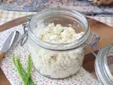 Rezept Hüttenkäse selber machen : einfach mit 2 zutaten