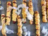 Rezept Mumienwürstchen aus blätterteig : einfacher halloween-snack