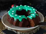 Rezept Halloween-Gugelhupf mit grüner Glasur : einfacher Monsterkuchen