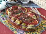 Rezept Vegetarische Kohlrouladen mit Pilzen, Reis und Miso
