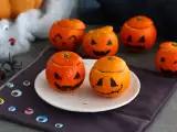 Rezept Halloween-Clementinen mit Schokomousse : einfaches Dessert