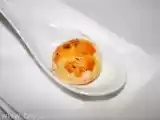 Rezept Caramelisiertes eigelb - gefüllt mit tapenade