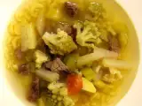 Rezept Fleisch-gemüse-nudelsuppe