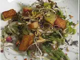 Rezept Sprossenmix mit knoblauchkartoffelcroutons