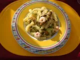 Rezept Linguine, spaghetti oder andere pasta mit zucchini, gamberetti, muscheln