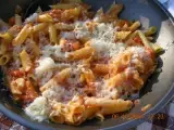 Rezept Penne pomodori -tomaten- pecorino -kaese-