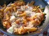 Rezept Penne pomodori -tomaten- pecorino -kaese-