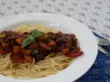 Rezept Spaghetti mit pfannengemüse und chorizo