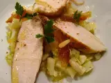 Rezept Fenchel-zitrus-salat, wildhuhn, datteln