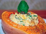 Rezept Cremig gefüllter butternut - kürbis