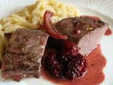 Rezept Rehrücken mit brombeer-sauce