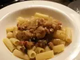 Rezept Rigattoni mit portobello-mushroom-hackbällchen-sauce