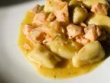 Rezept Gnocchi mit lachs in orangensauce