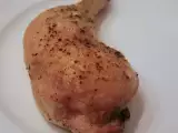 Rezept Dinner for one x - hühnerkeule aus dem ofen