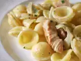 Rezept Orecchetti con tacchino e carciofi