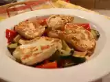 Rezept Geröstetes gemüse mit halloumi käse
