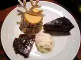 Rezept Schokokuchen, kaffeemousse, chai-espuma