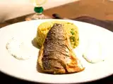 Rezept Wolfsbarschfilet auf kuskus