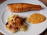 Rezept Lachs mit zwiebel-orangenpüree