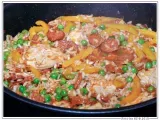 Rezept Schnelle küche: hähnchen-risotto-pfanne