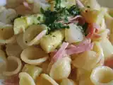 Rezept Dinner for one xiv - orecchiette mit spargel und schinken