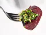Rezept Rote beete salat mit pistazien dressing