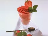 Rezept Erdbeersorbet / sorbet din capsuni