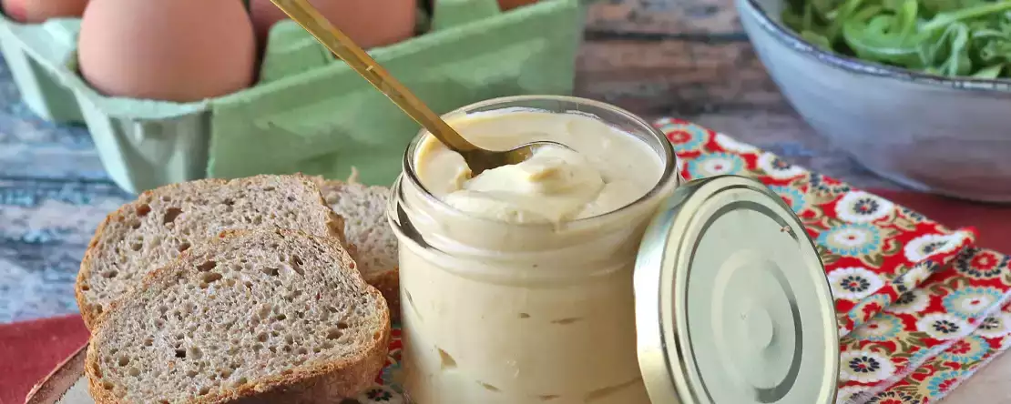 Eiweißmayonnaise aus gekochtem ei: leicht, schmackhaft und ölfrei